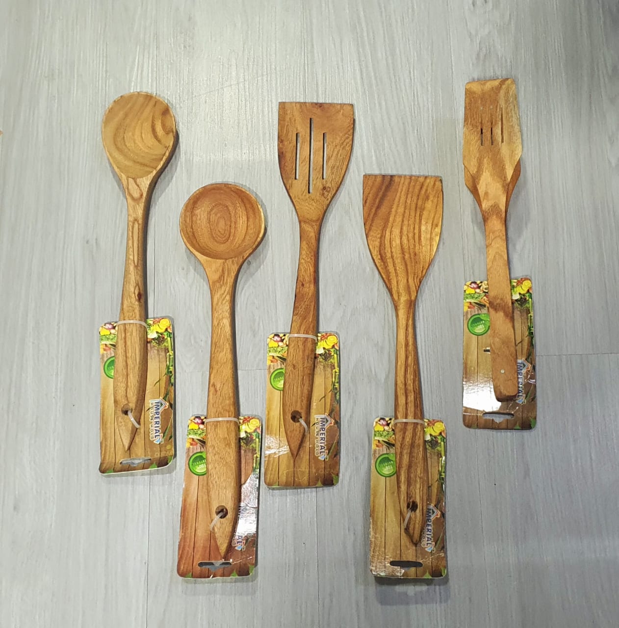 5 Pcs Bamboo Kitchen Utensil, Wooden Cooking Utensil Set 5 Pcs Bamboo Kitchen Utensil, Wooden Cooking Utensil Set